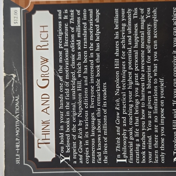 Think and Grow Rich by Napoleon Hill | Original 1937 Unabridged Vintage 1999 - Picture 3 of 5
